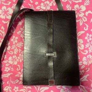 Authentic Vintage Gucci Crossbody Brown Leather